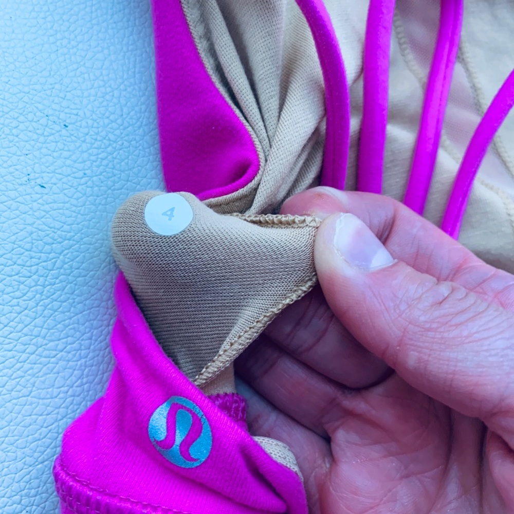 Lululemon Athletica Hot Pink Sports Bra size 4 - Picture 4 of 7